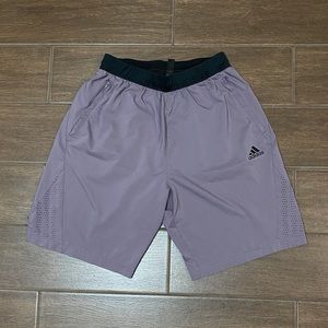 Adidas Light Purple Athletic Shorts